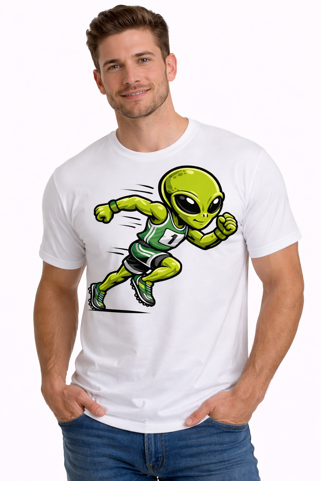 Alien Track Runner - T-shirt / Hoodie