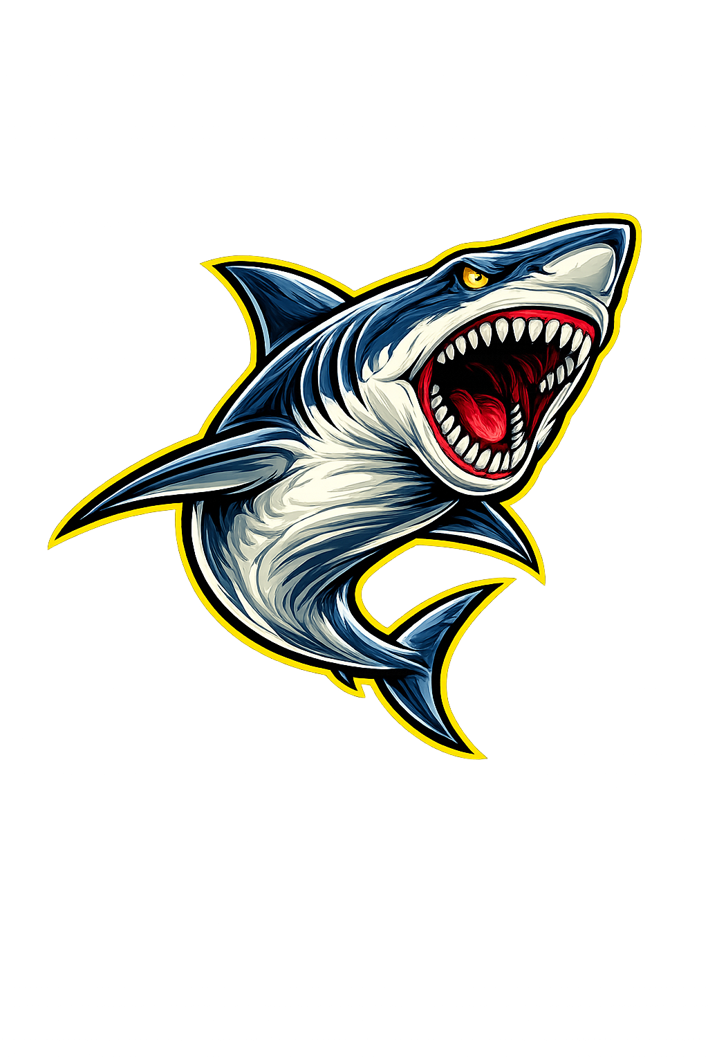Sharks Fierce Mascot - T-shirt / Hoodie