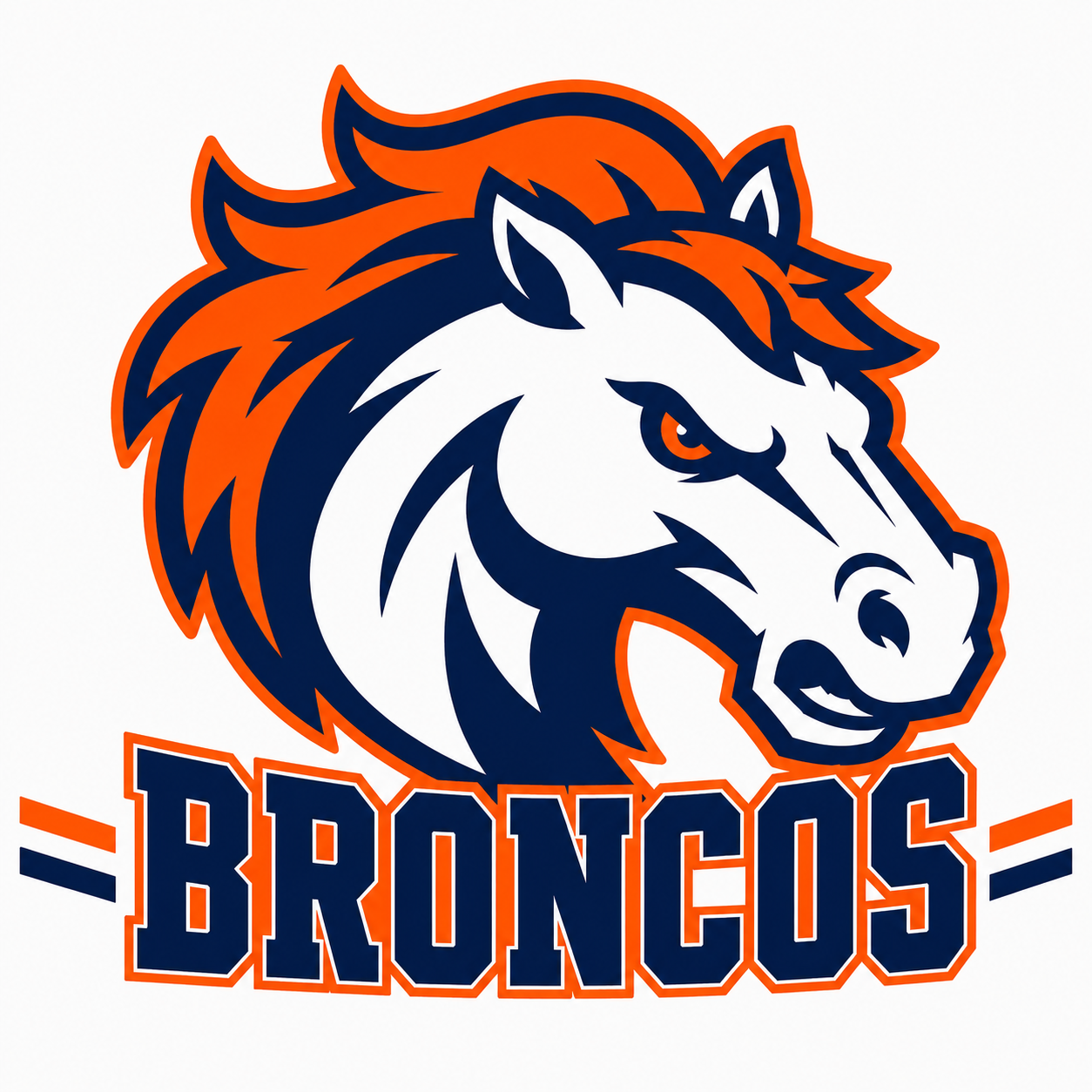 Broncos School Mascot - T-shirt / Hoodie