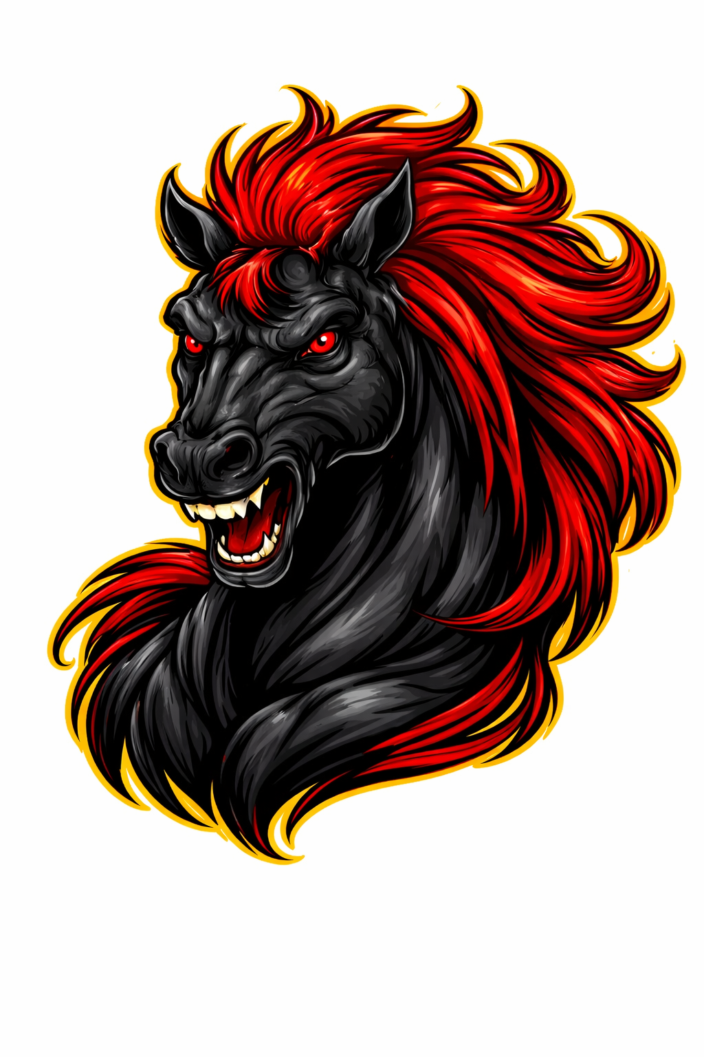 Stallions Fierce Mascot - T-shirt / Hoodie