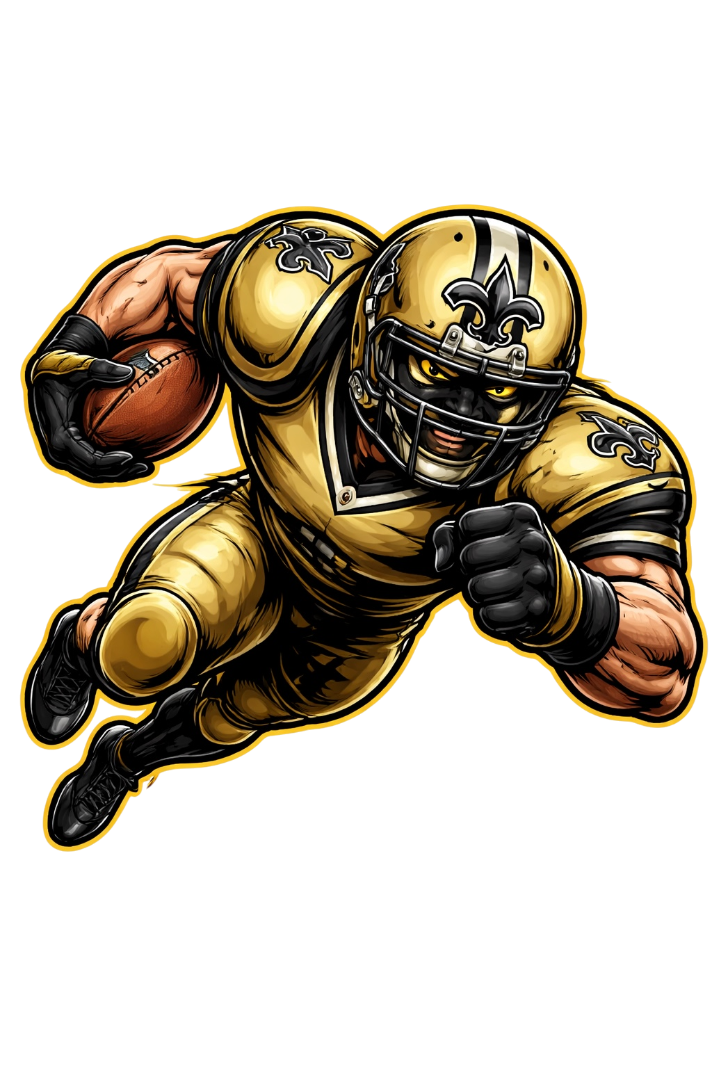 Saints Fierce Mascot - T-shirt / Hoodie