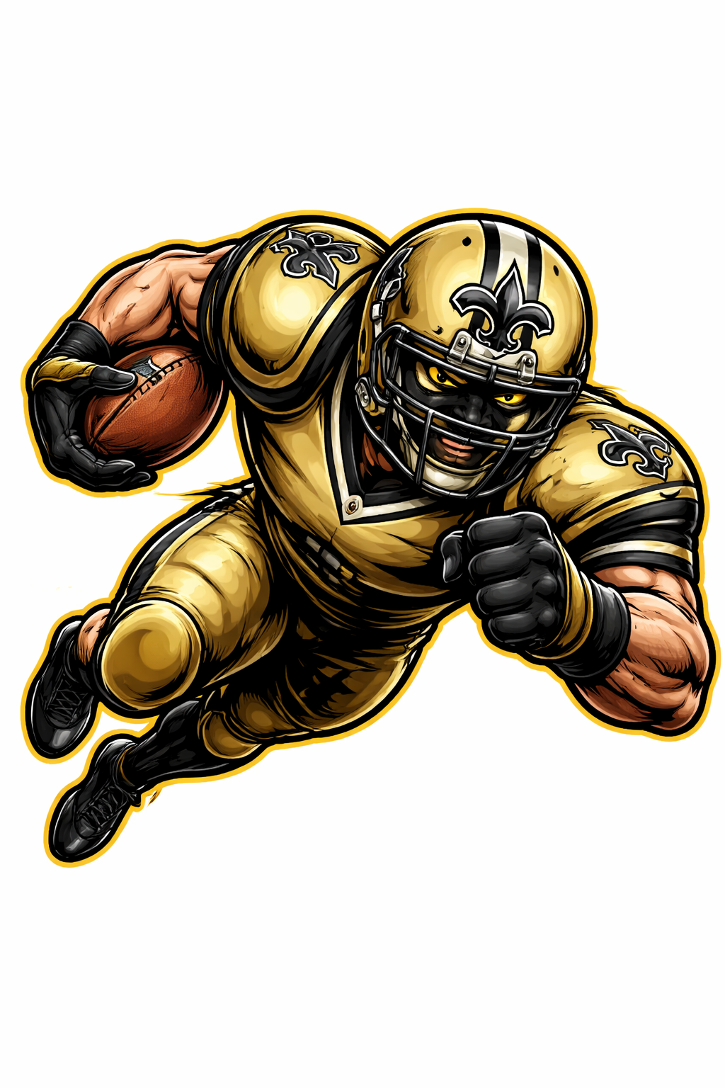 Saints Fierce Mascot - T-shirt / Hoodie