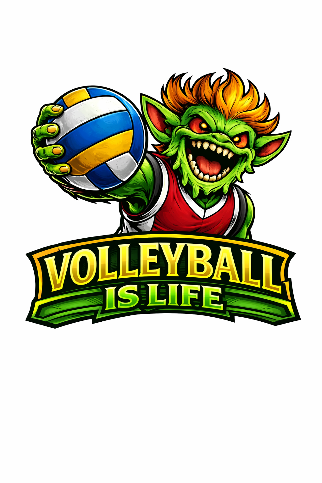 Monster - Volleyball Is Life - T-shirt / Hoodie