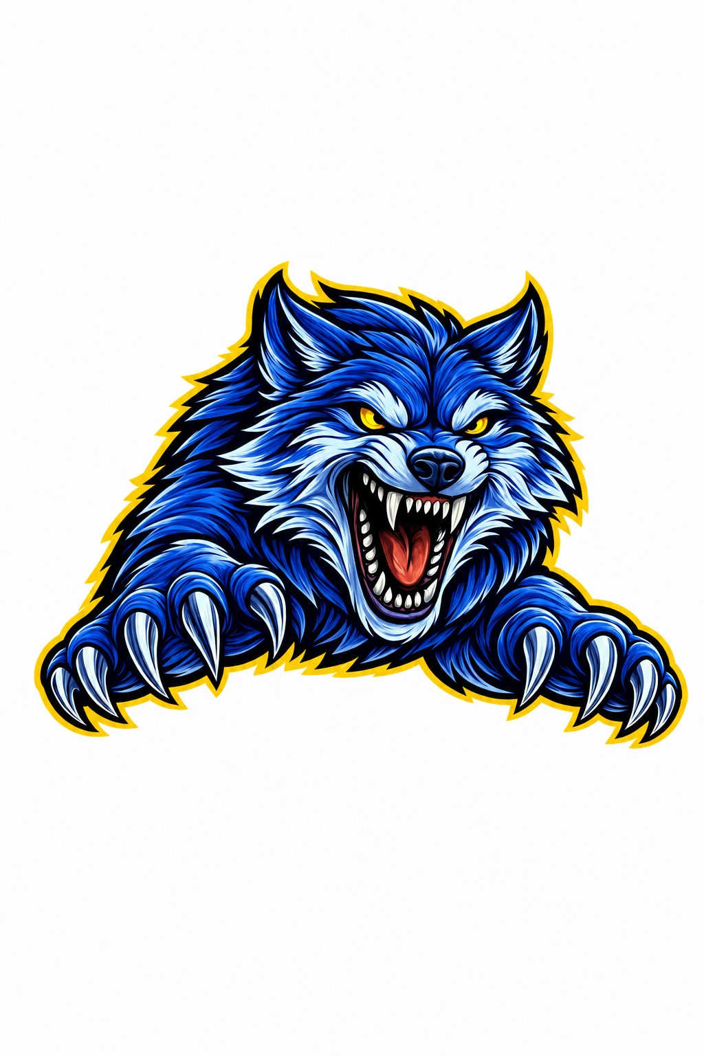Wolves Fierce Mascot - T-shirt / Hoodie
