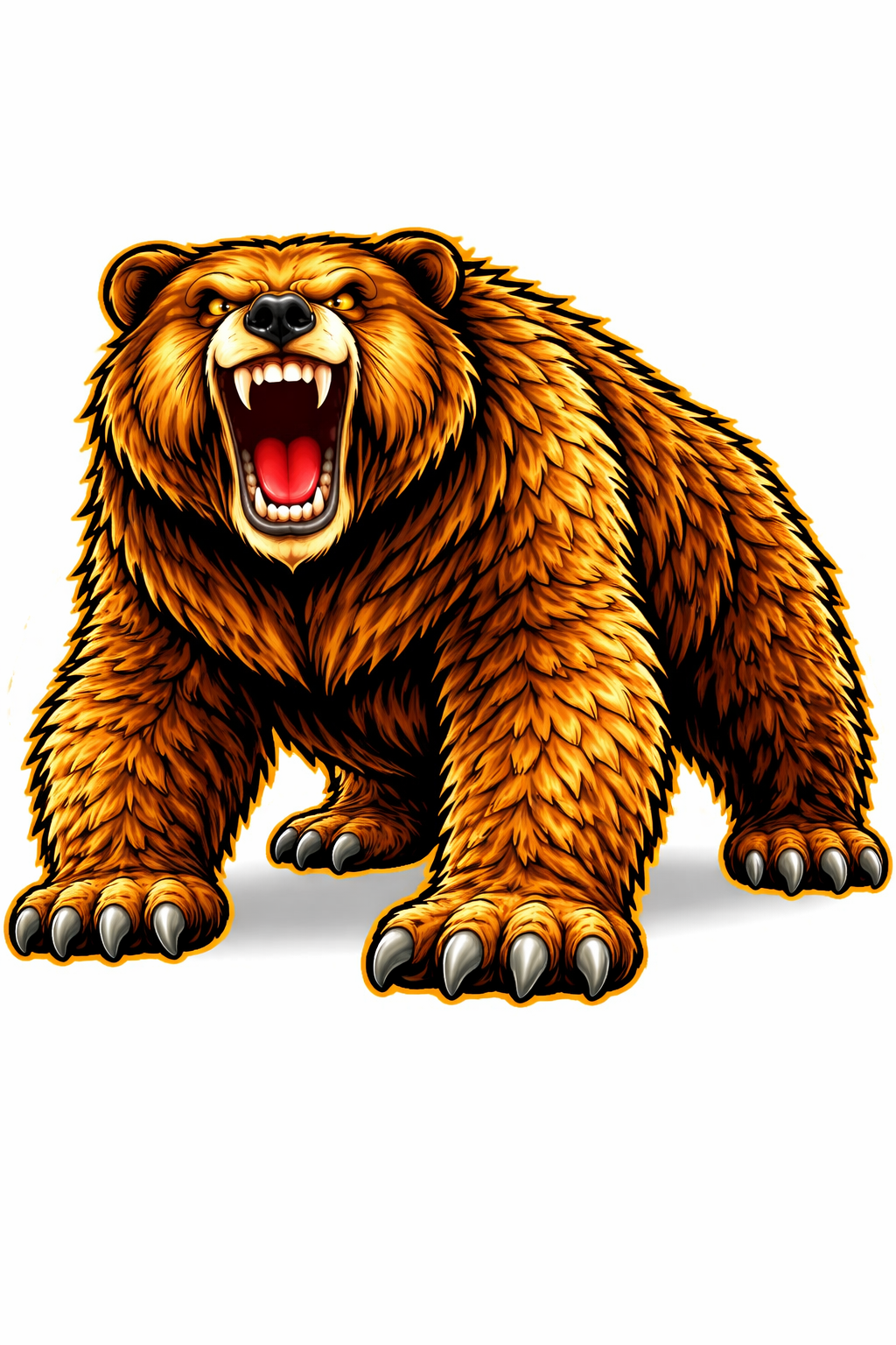 Grizzlies Fierce Mascot - T-shirt / Hoodie
