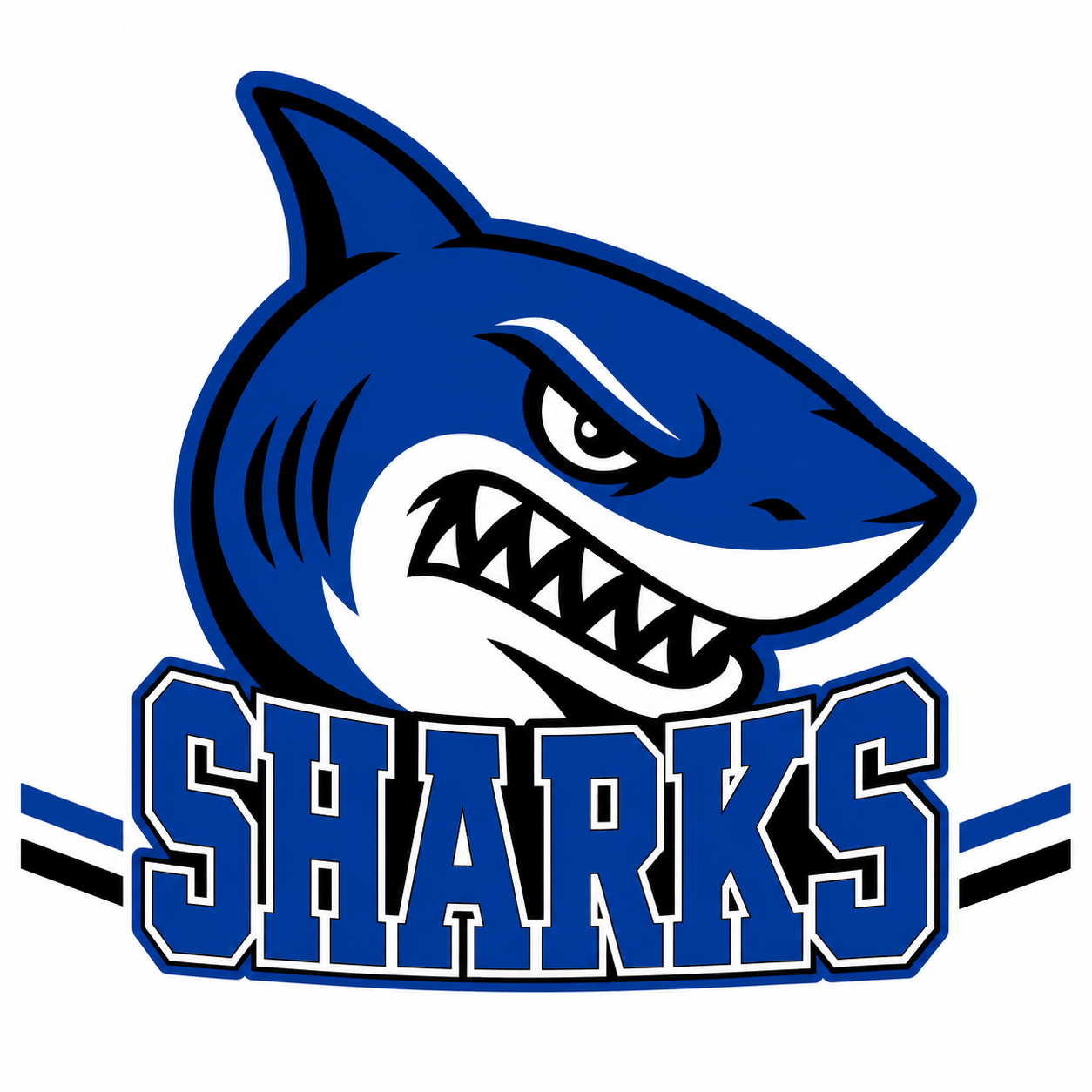 Sharks School Mascot - T-shirt / Hoodie