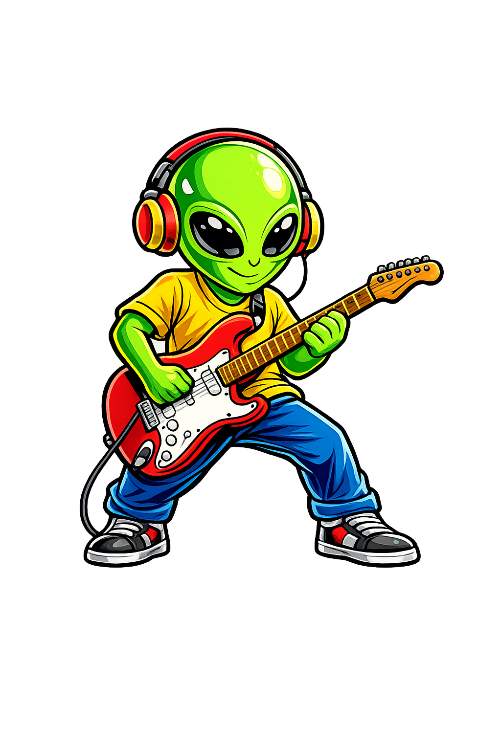 Alien Musician  - T-shirt / Hoodie