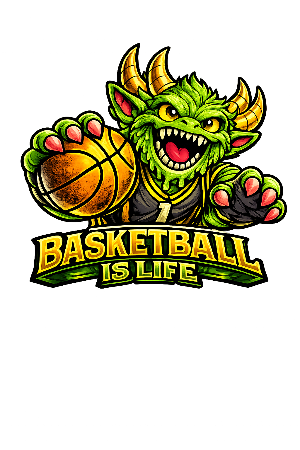 Monster - Basketball Is Life - T-shirt / Hoodie