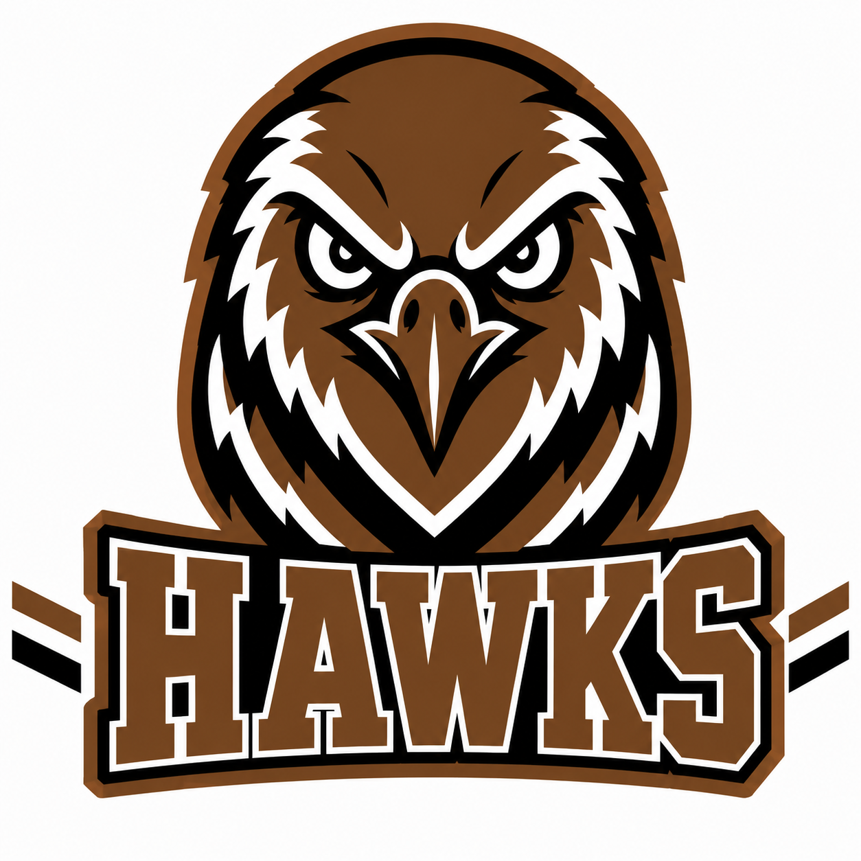 Hawks School Mascot - T-shirt / Hoodie