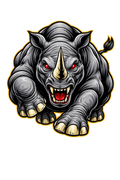 Rhinos Fierce Mascot - T-shirt / Hoodie