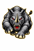 Rhinos Fierce Mascot - T-shirt / Hoodie