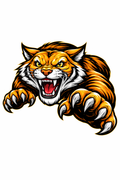 Tigers Fierce Mascot - T-shirt / Hoodie