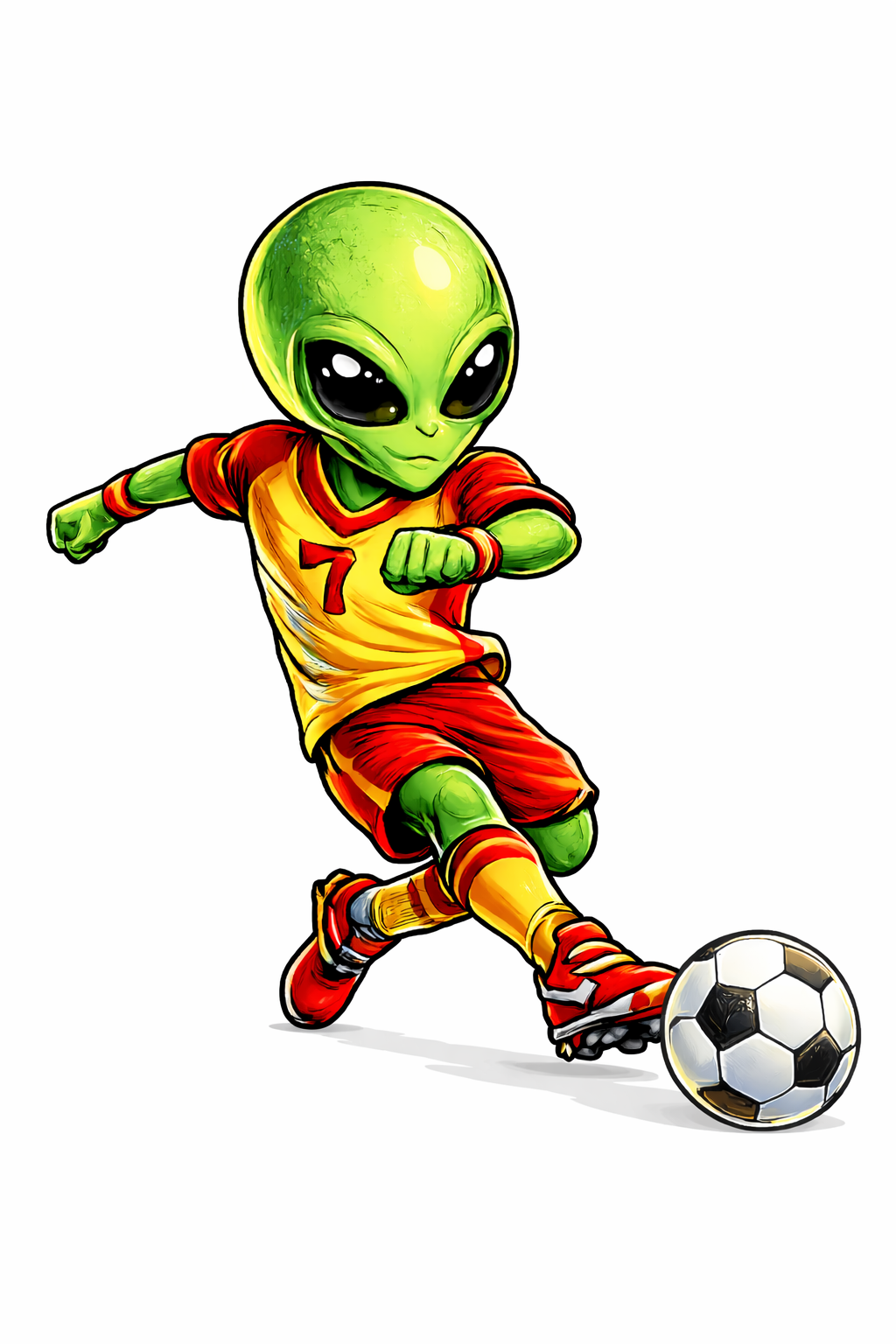 Alien Soccer Player  - T-shirt / Hoodie