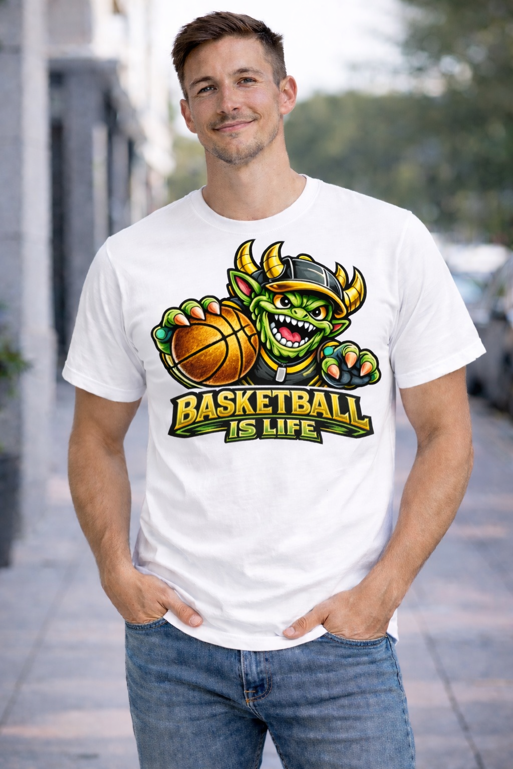 Monster Basketball Player