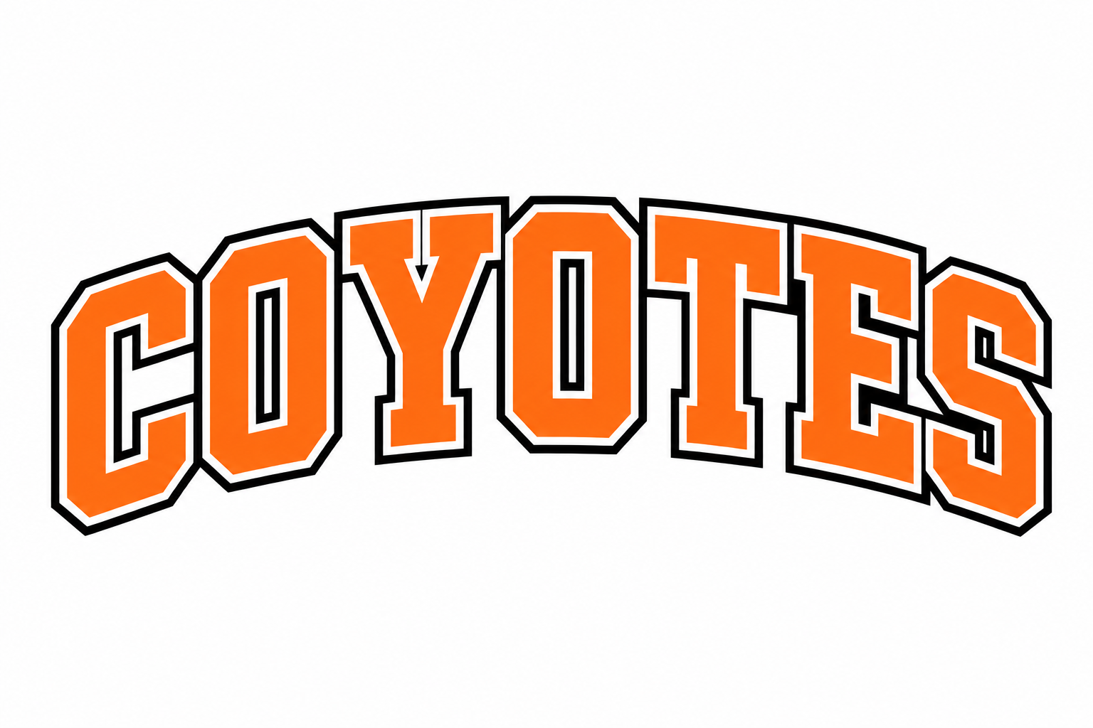 Coyotes Varsity Block - T-shirt / Hoodie
