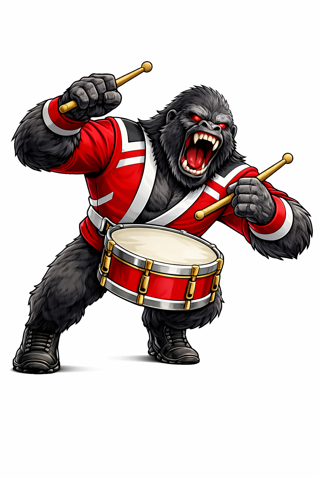 Gorilla Band Player - Drummer - T-shirt / Hoodie