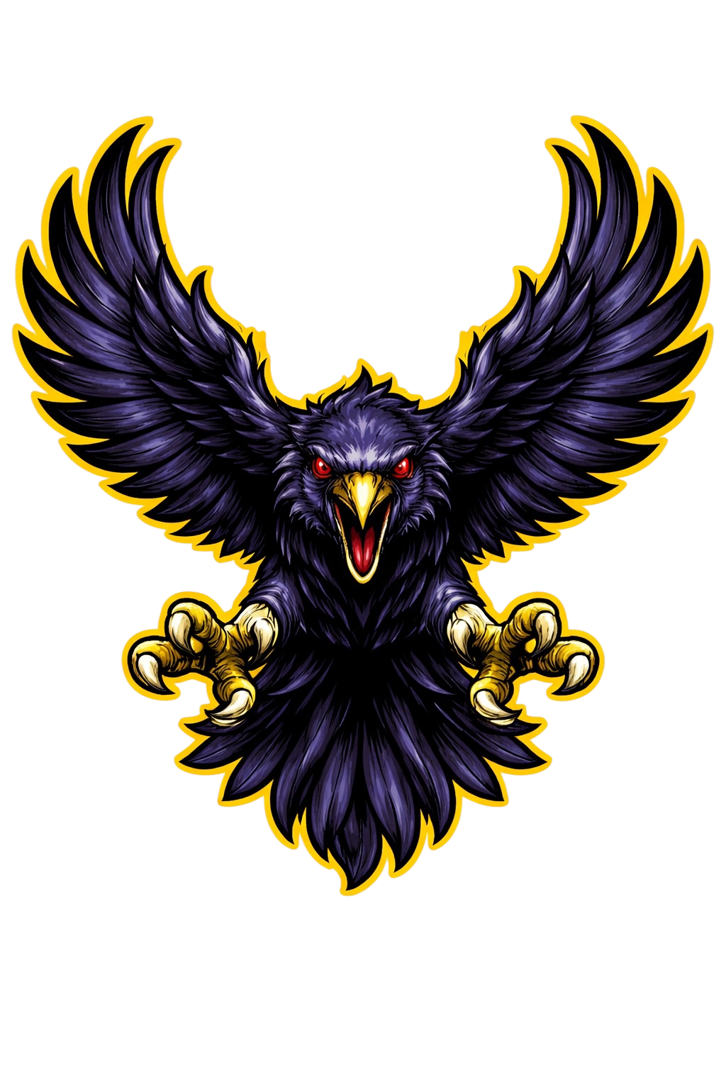 Ravens Fierce Mascot - T-shirt / Hoodie