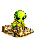 Alien Chess Player