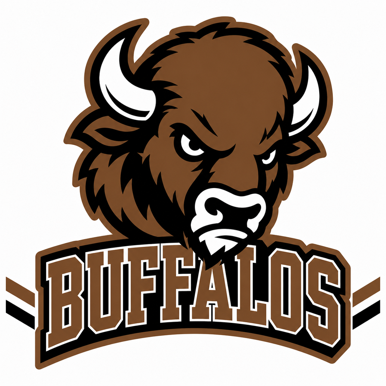 Buffalos School Mascot - T-shirt / Hoodie