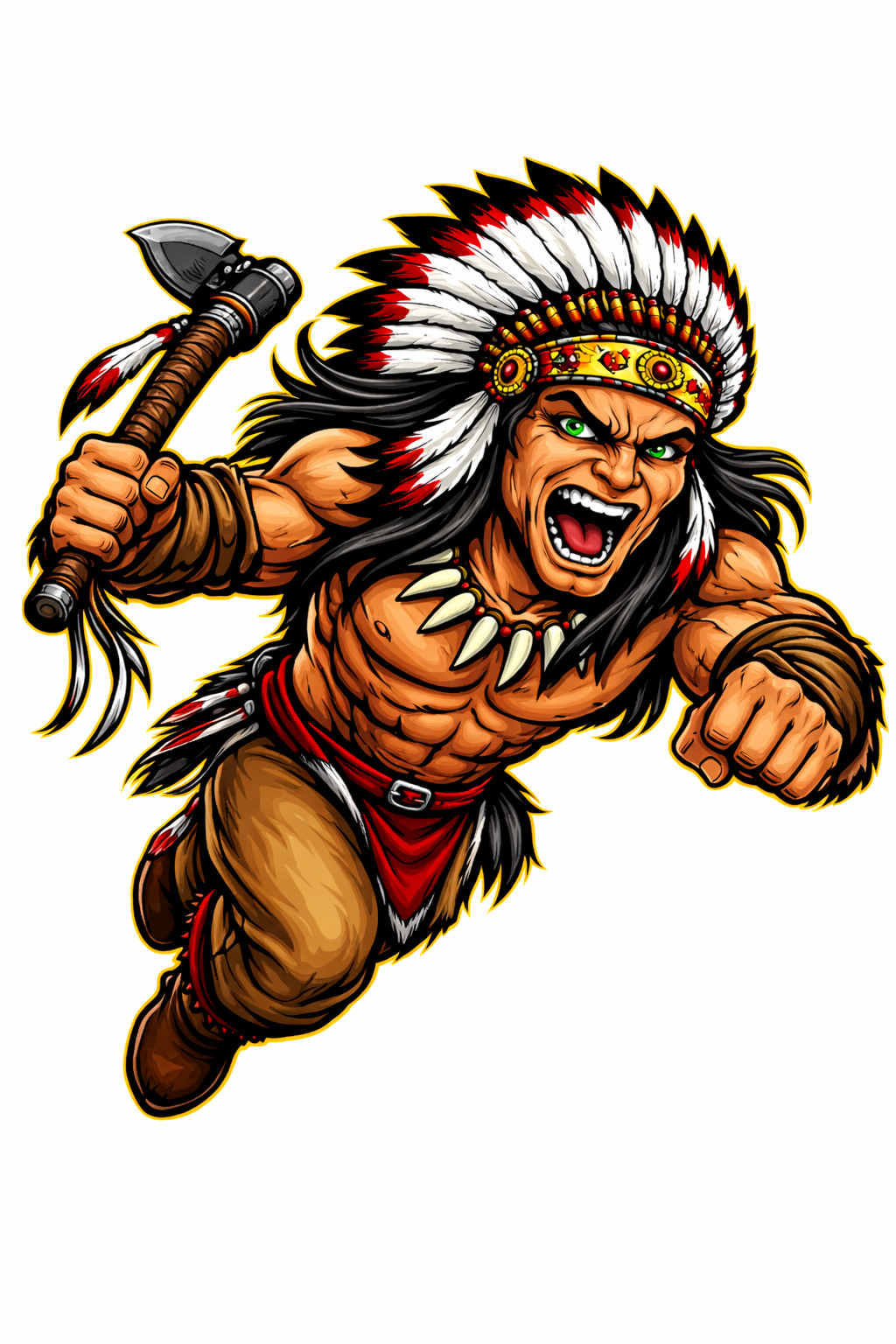 Chiefs Fierce Mascot - T-shirt / Hoodie