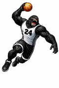Gorilla Basketball Player - Slam Dunk - T-shirt / Hoodie