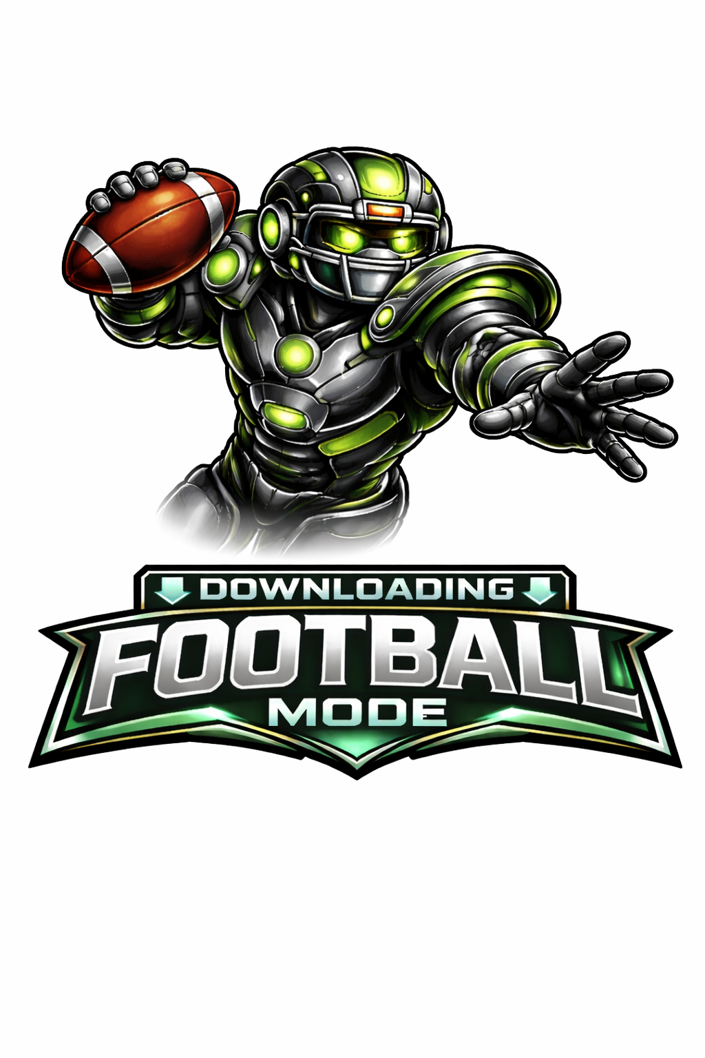 Robot Football Player - T-shirt / Hoodie