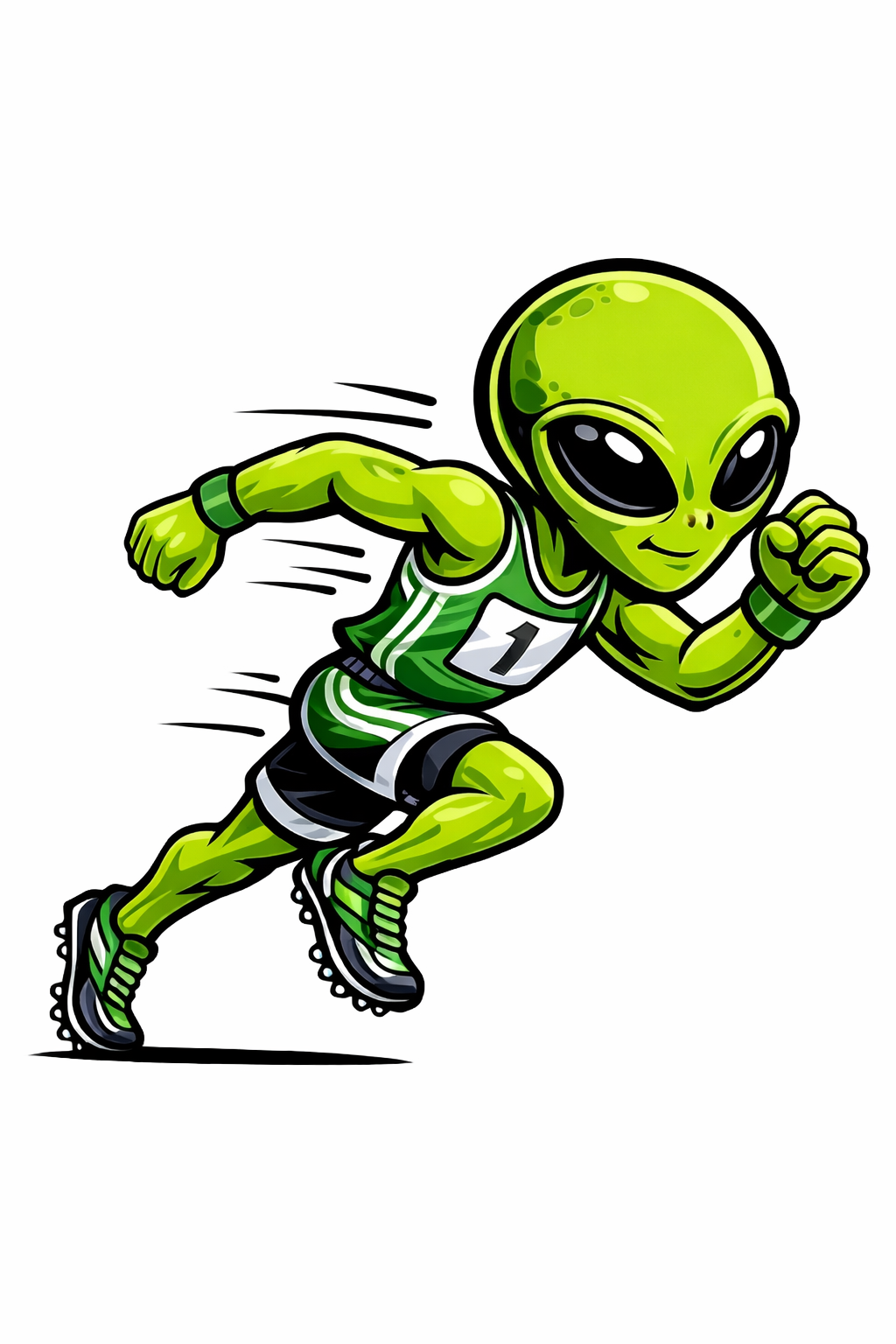 Alien Track Runner  - T-shirt / Hoodie