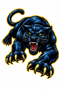 Panthers Fierce Mascot - T-shirt / Hoodie