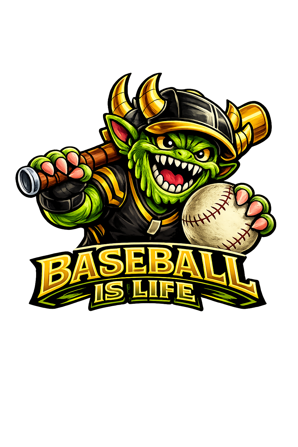 Monster Baseball Player