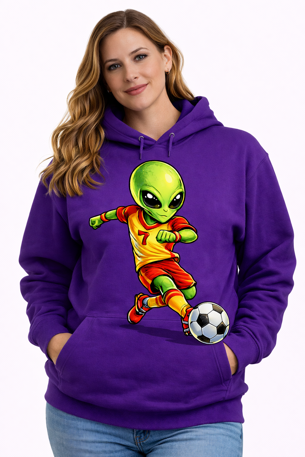 Alien Soccer Player - T-shirt / Hoodie
