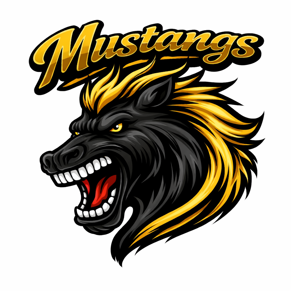 Mustangs Varsity Mascot - T-shirt / Hoodie