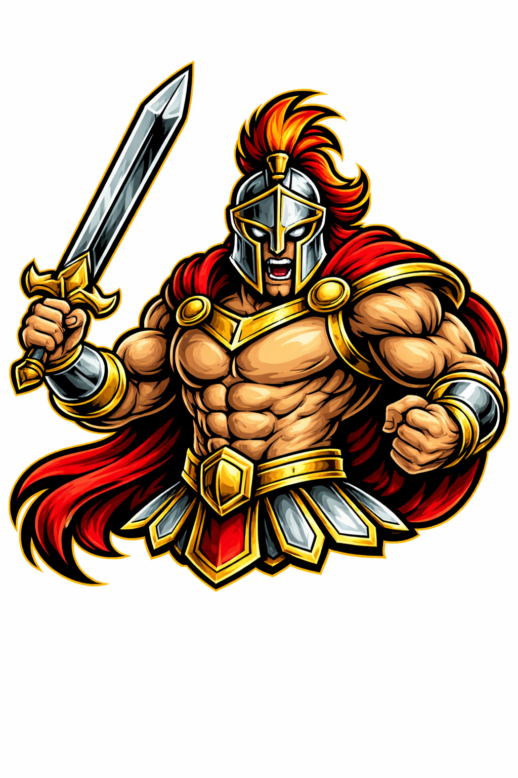 Trojans Fierce Mascot - T-shirt / Hoodie