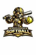 Robot Softball Player - T-shirt / Hoodie