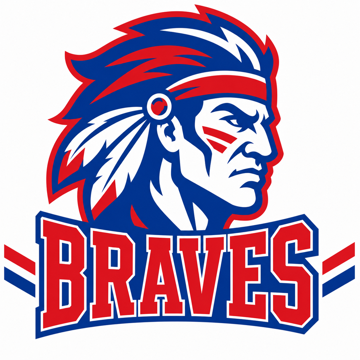 Braves School Mascot - T-shirt / Hoodie