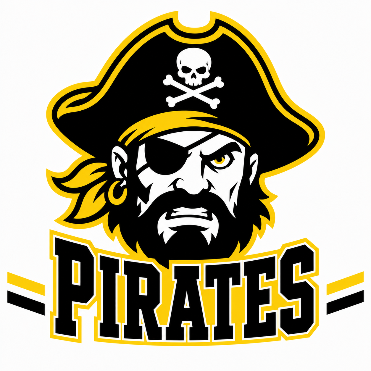 Pirates School Mascot - T-shirt / Hoodie