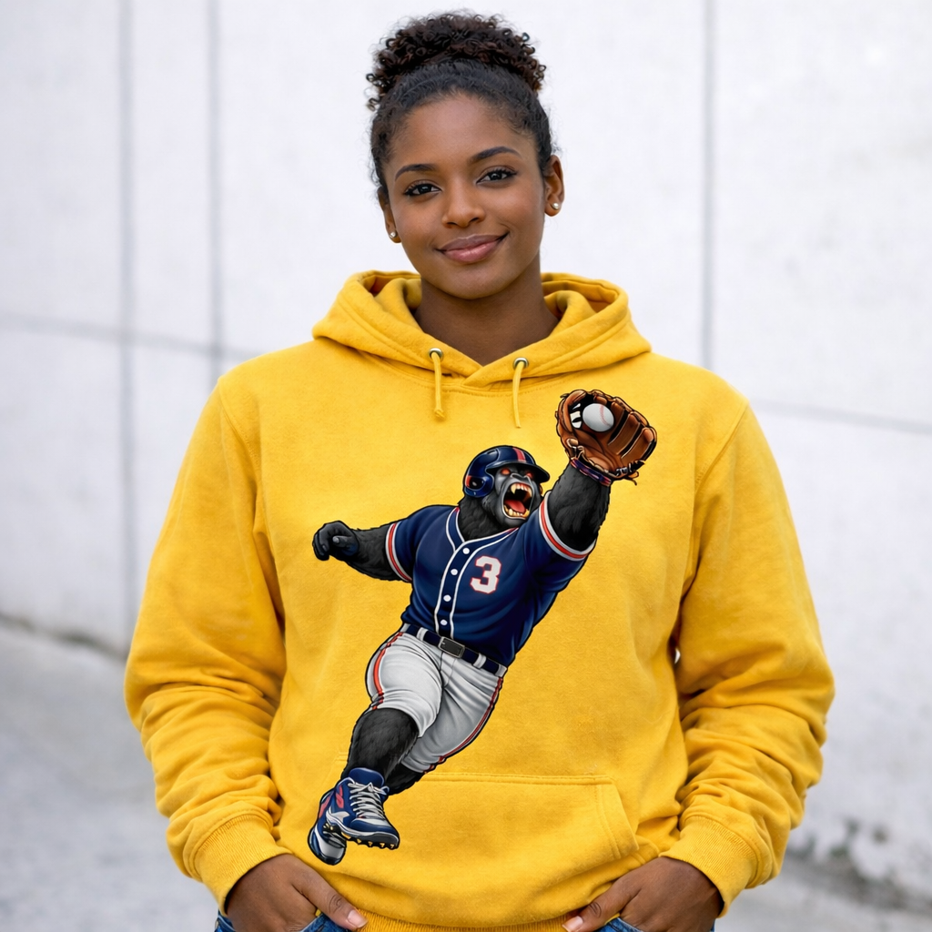 Gorilla Baseball Player - Catching - T-shirt / Hoodie