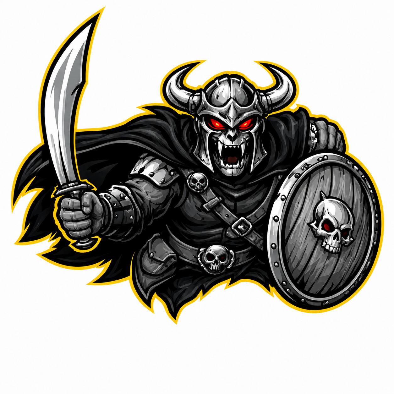 Raiders Fierce Mascot - T-shirt / Hoodie