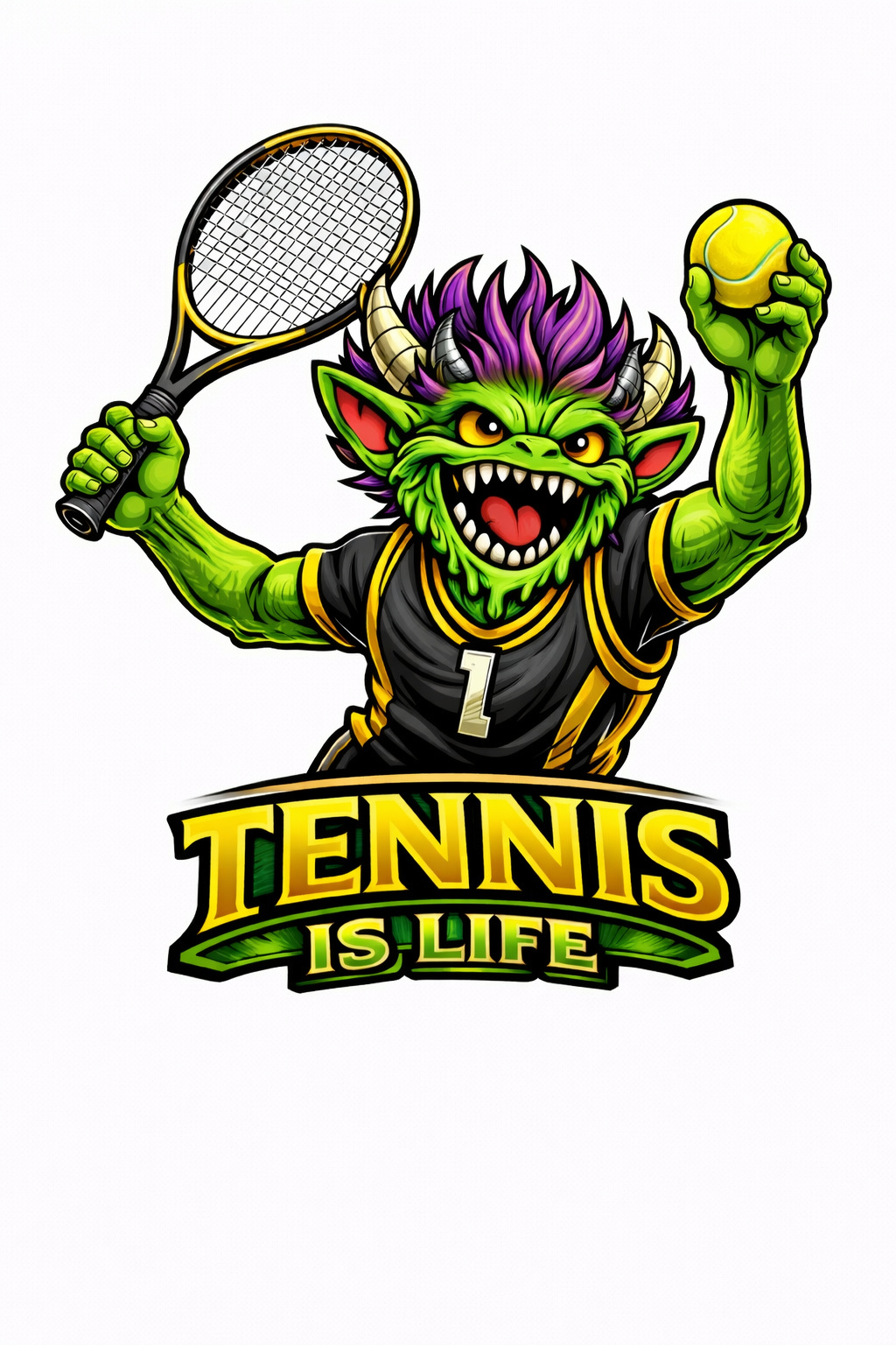 Monster - Tennis Is Life - T-shirt / Hoodie