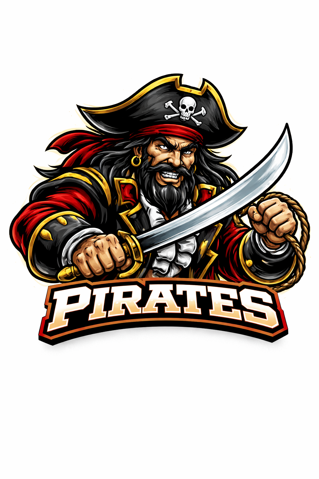 Pirates Classic Mascot - T-shirt / Hoodie