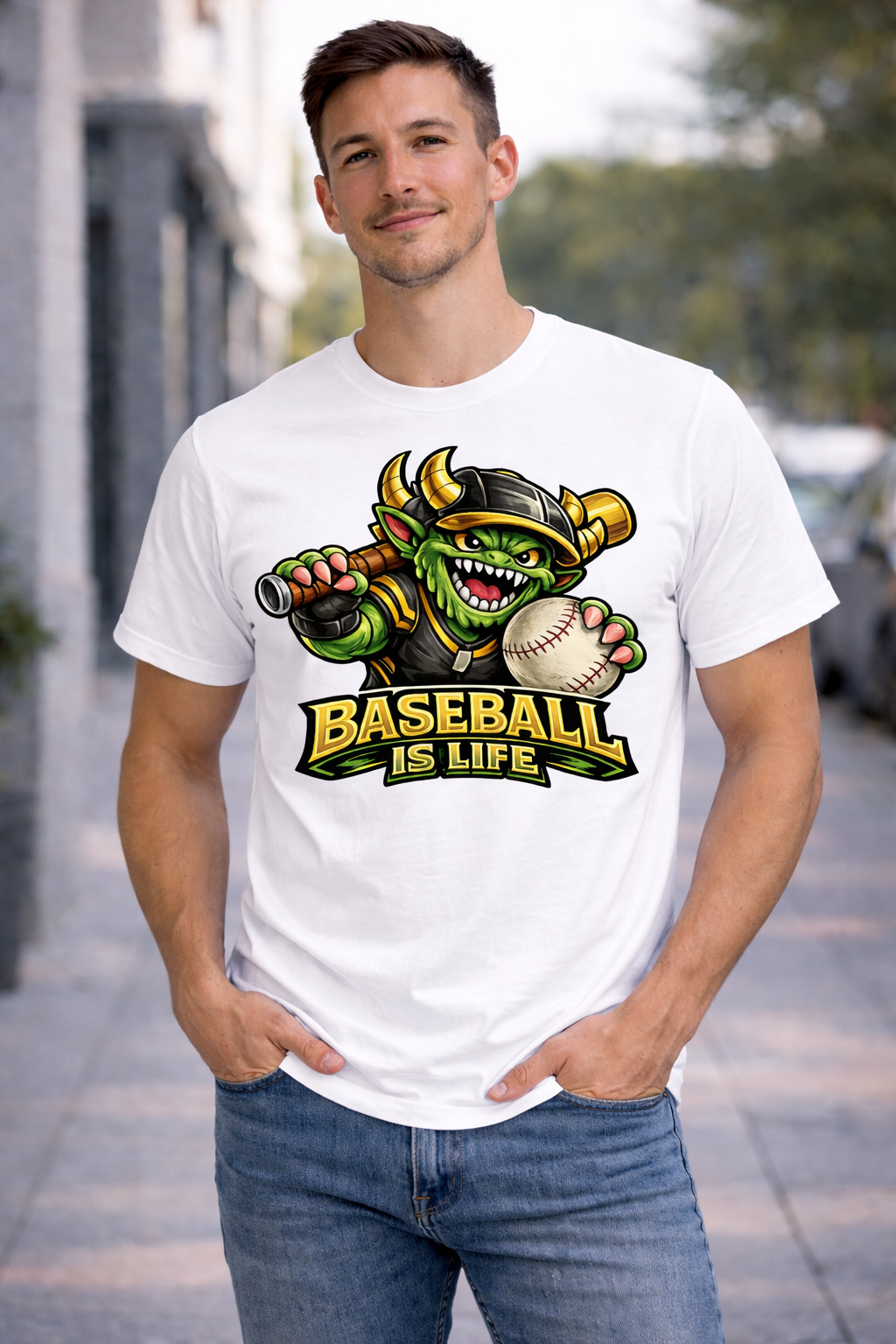 Monster - Baseball Is Life - T-shirt / Hoodie