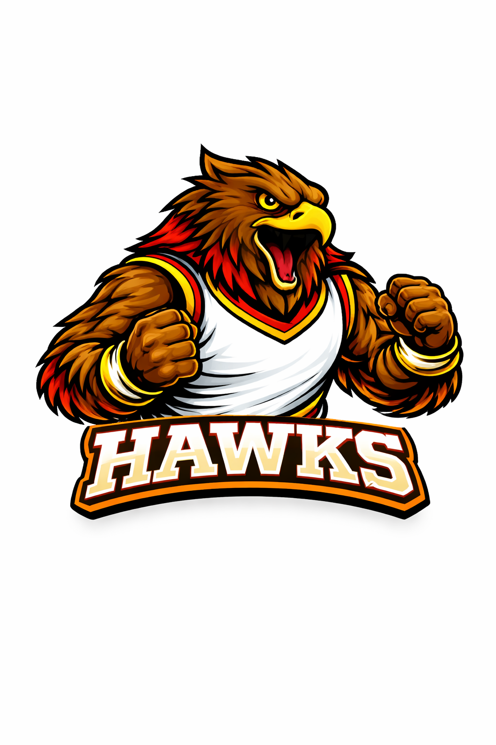Hawks Mascot - T-shirt / Hoodie