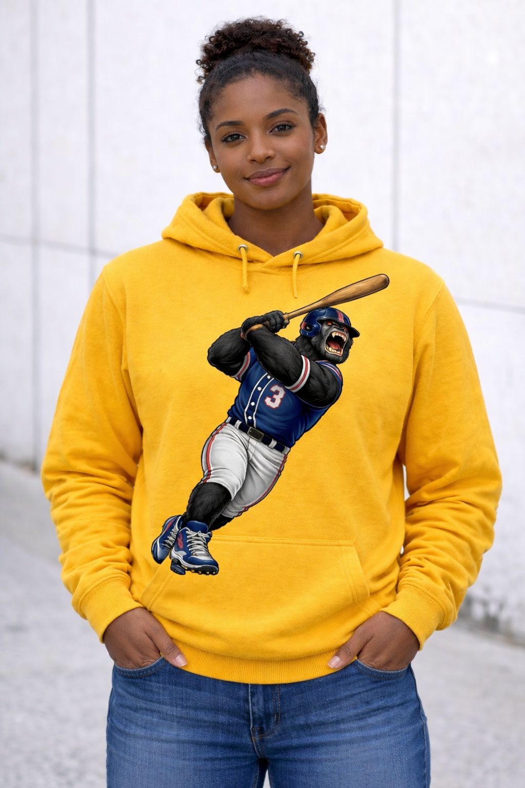 Gorilla Baseball Player - Batting - T-shirt / Hoodie