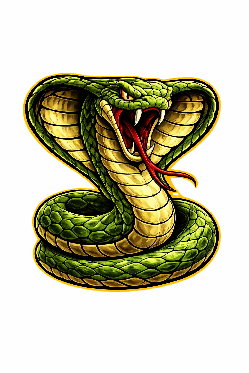 Fierce Cobra Mascot - T-shirt / Hoodie