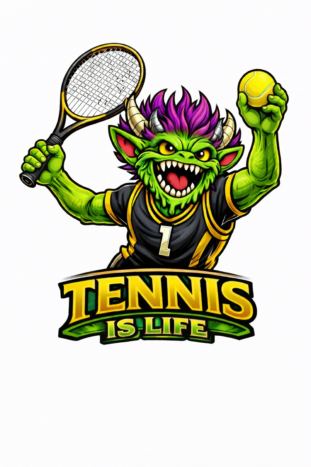 Tennis is Life Monster - T-shirt / Hoodie