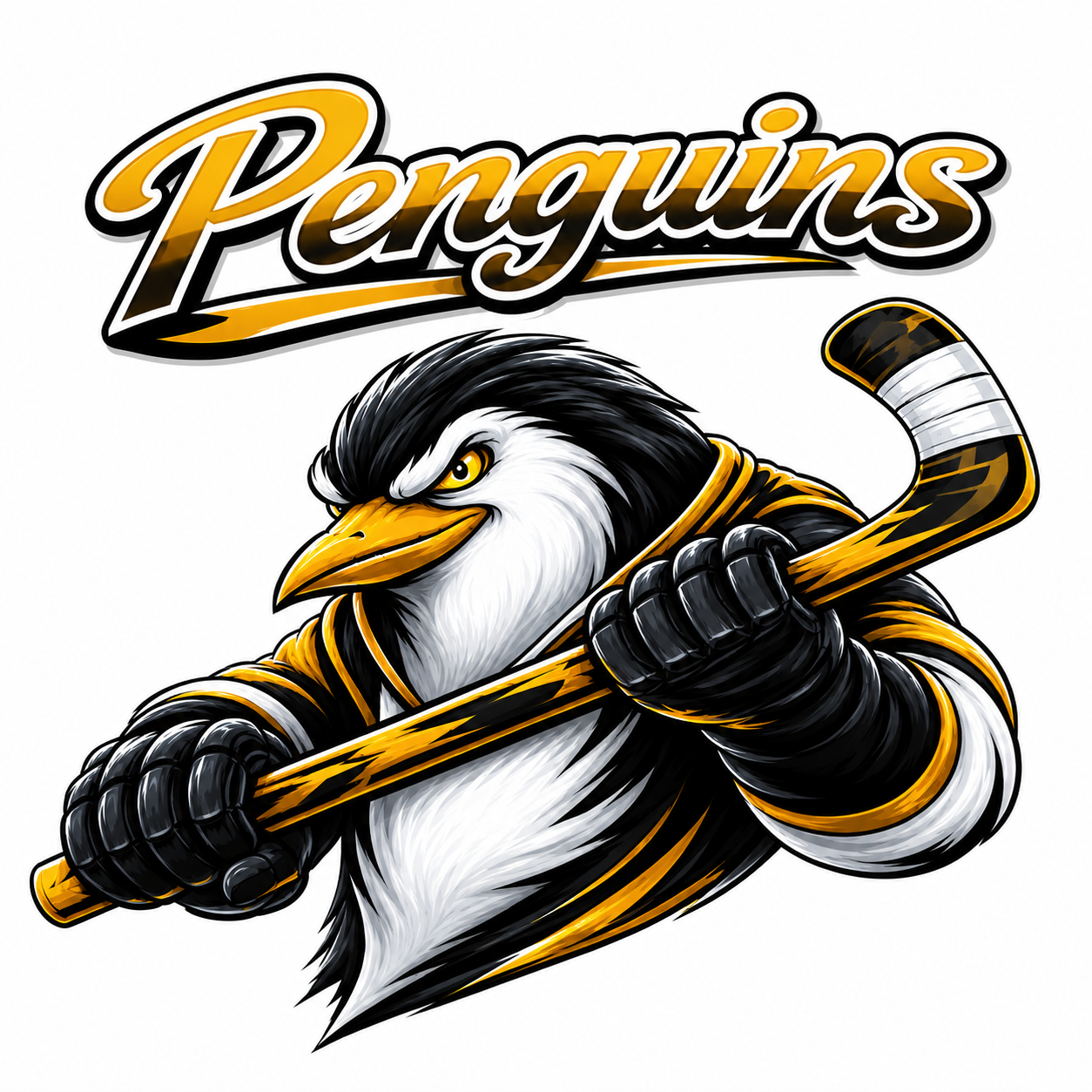 Penguins Varsity Mascot - T-shirt / Hoodie