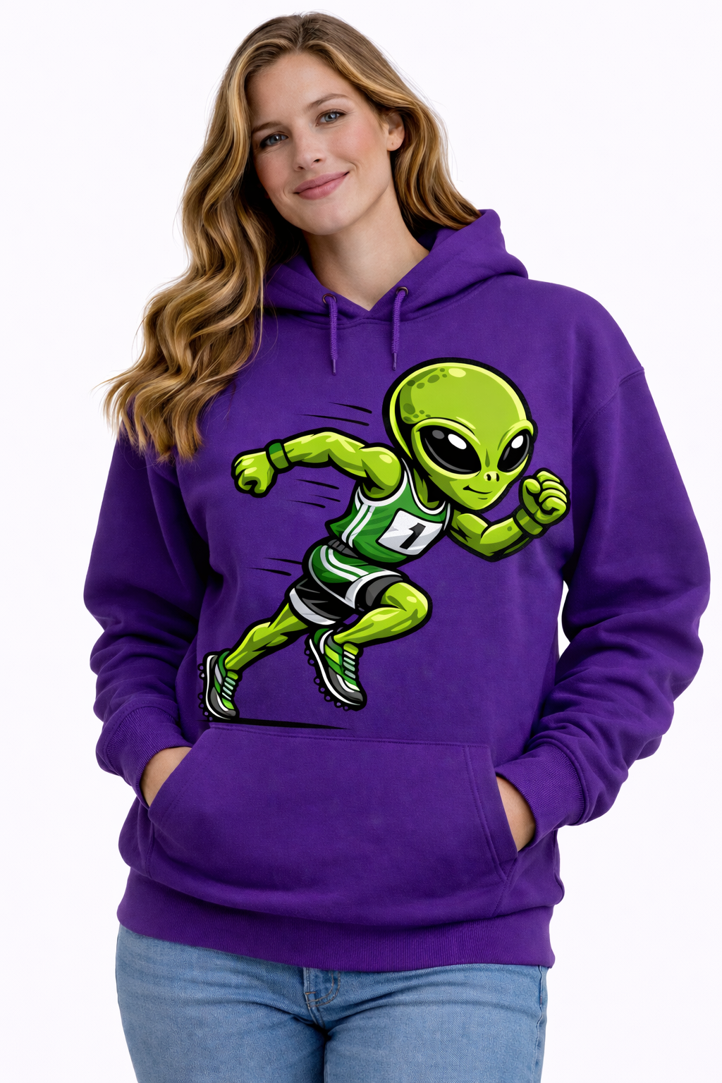 Alien Track Runner - T-shirt / Hoodie
