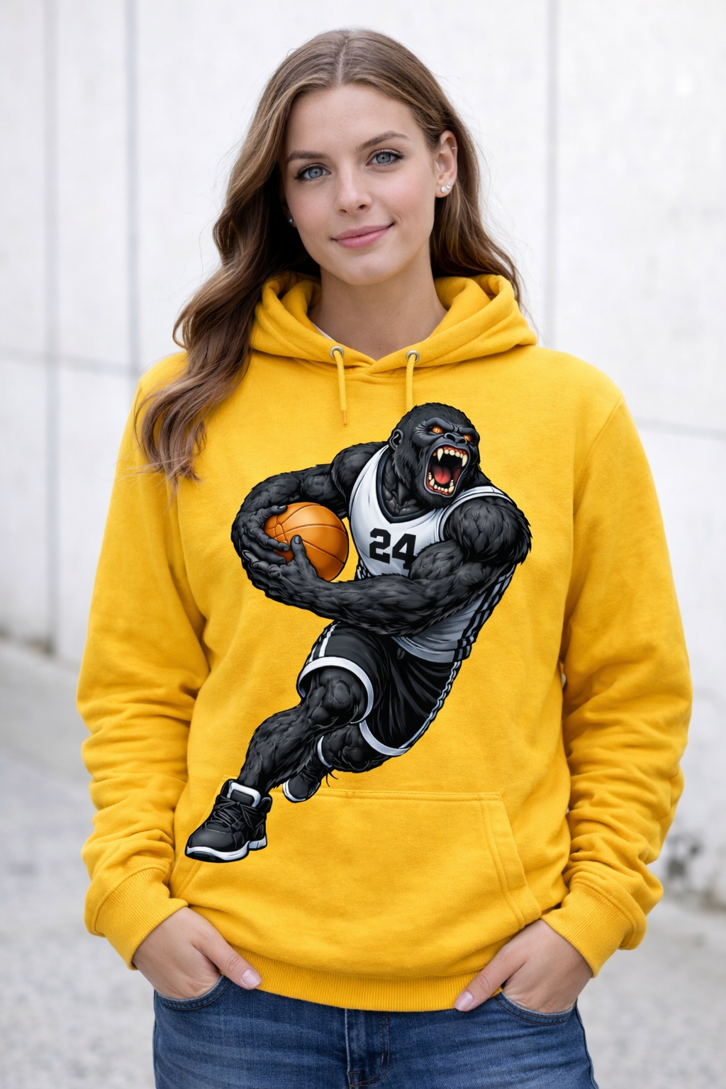 Gorilla Basketball Player - Cross Over - T-shirt / Hoodie