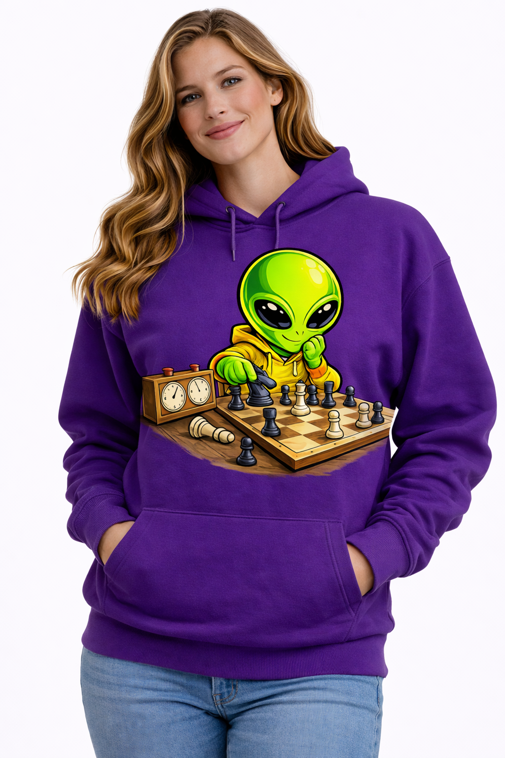 Alien Chess Player - T-shirt / Hoodie
