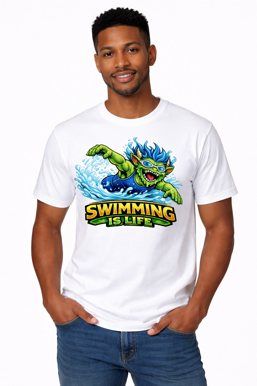 Monster - Swimming Is Life - T-shirt / Hoodie