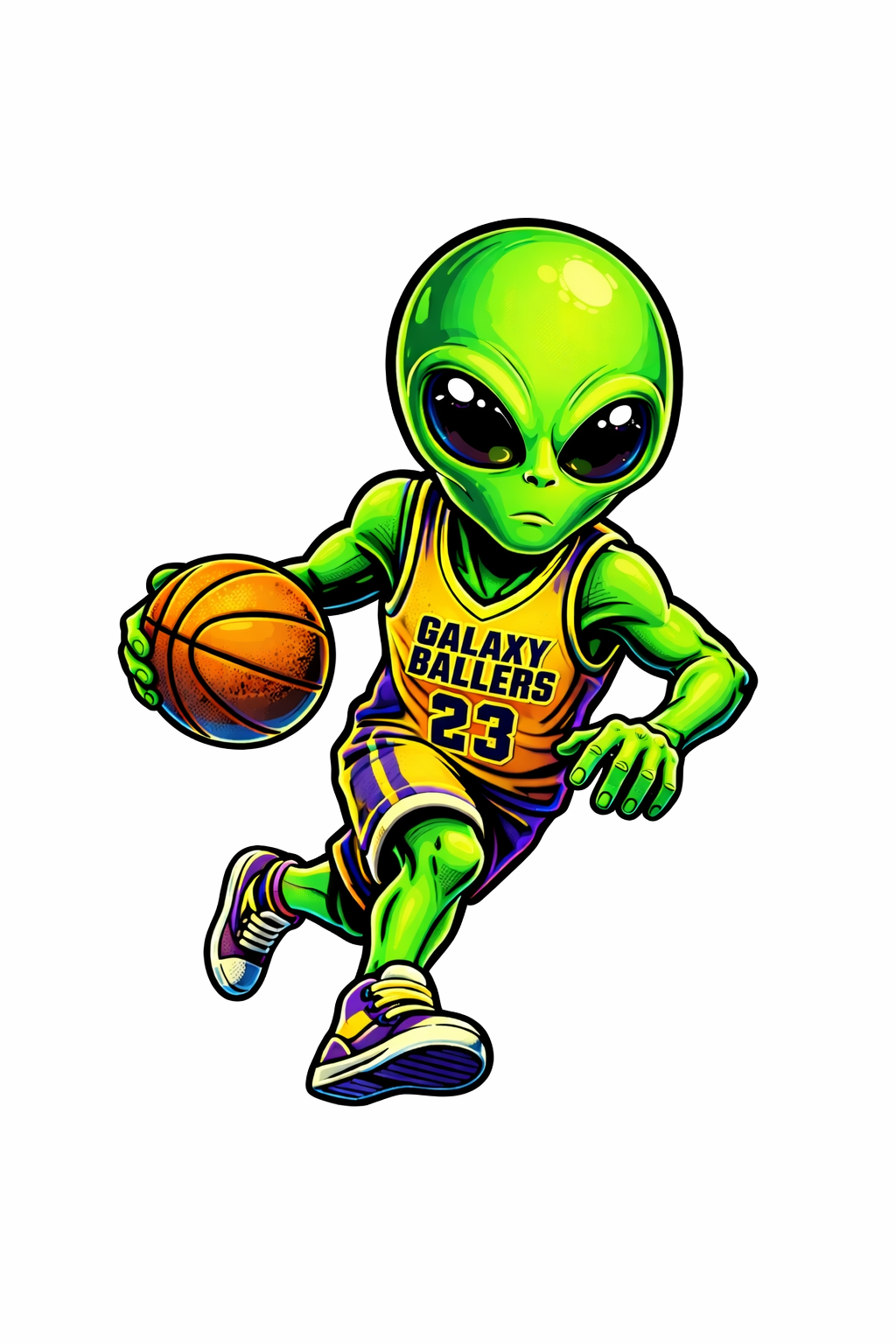 Alien Basketball Player   - T-shirt / Hoodie